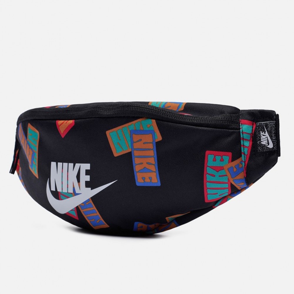 Сумка-бананка на пояс Nike Heritage Waistpack для зберігання дрібних предметів (DM2162-010)