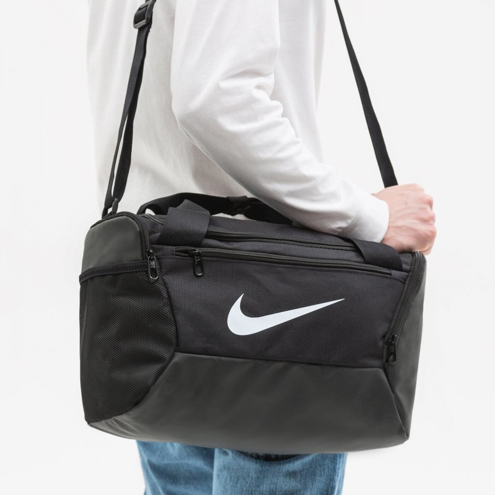 Сумка Nike Найк Brasilia 9.5 Training Duffel Bag Extra-Small 25 л чорна оригінал (DM3977-010)