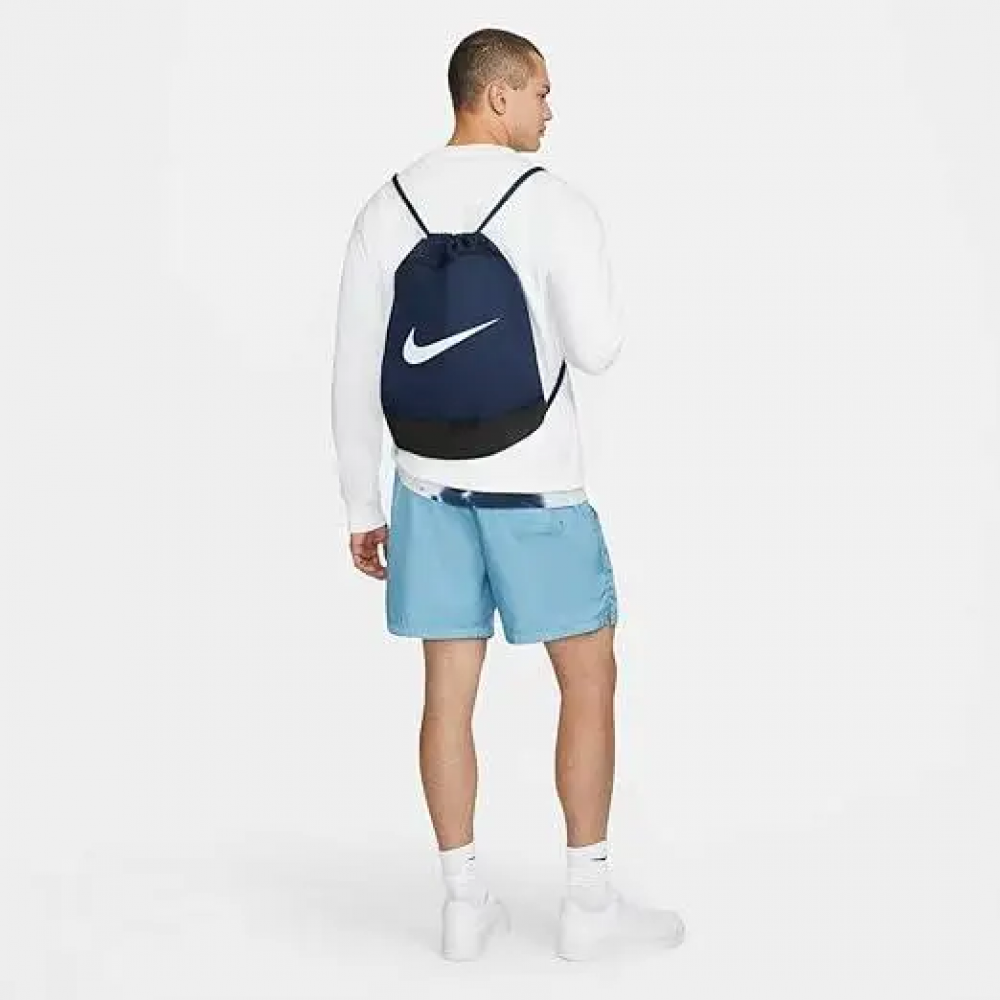 Рюкзак-мішок Nike Brasilia 9.5 Training Gym Sack 18 л спортивний (DM3978-410)