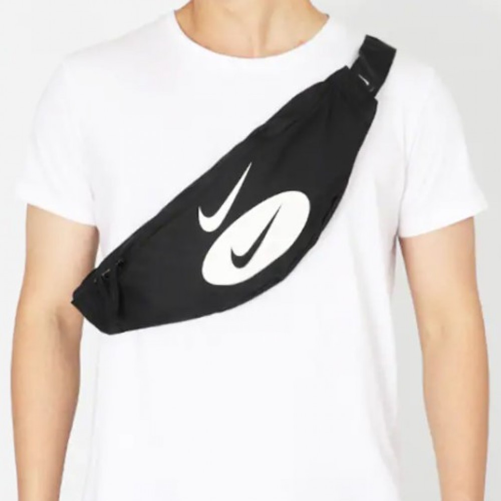 Сумка-бананка на пояс Nike Heritage Waistpack для зберігання дрібних предметів (DQ3433-010)
