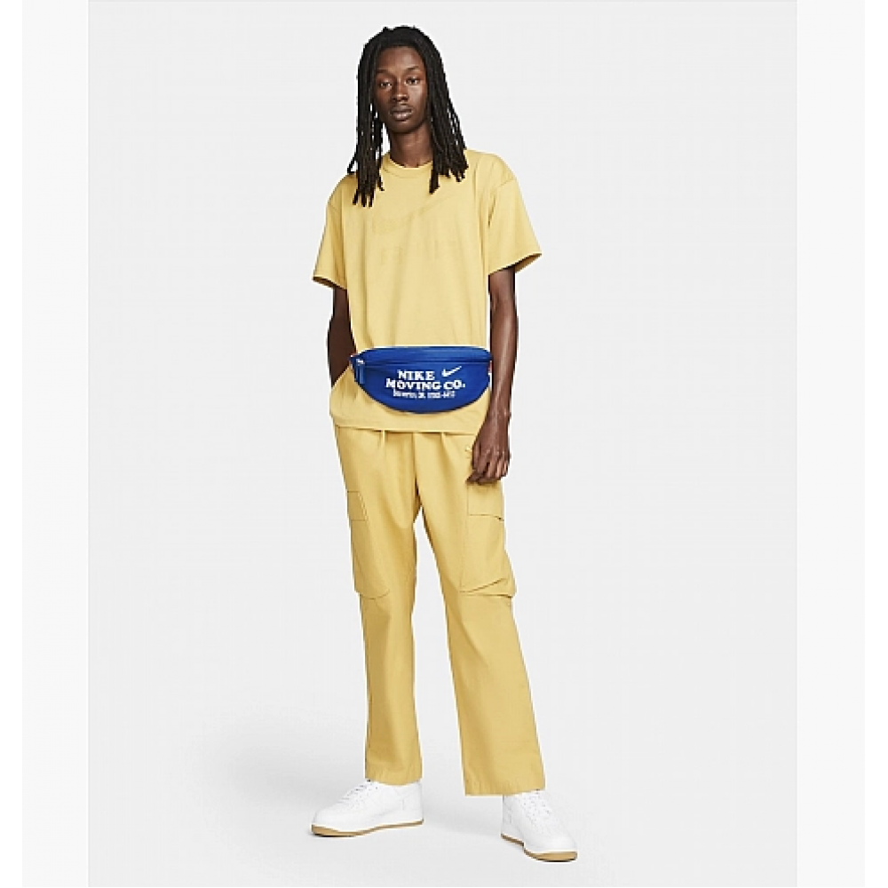 Сумка-бананка на пояс Nike Heritage Waistpack 3 л для зберігання дрібних предметів (DV6072-405)