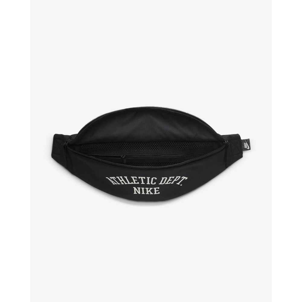 Сумка-бананка на пояс Nike Heritage Waistpack для зберігання дрібних предметів (FD4317-010)