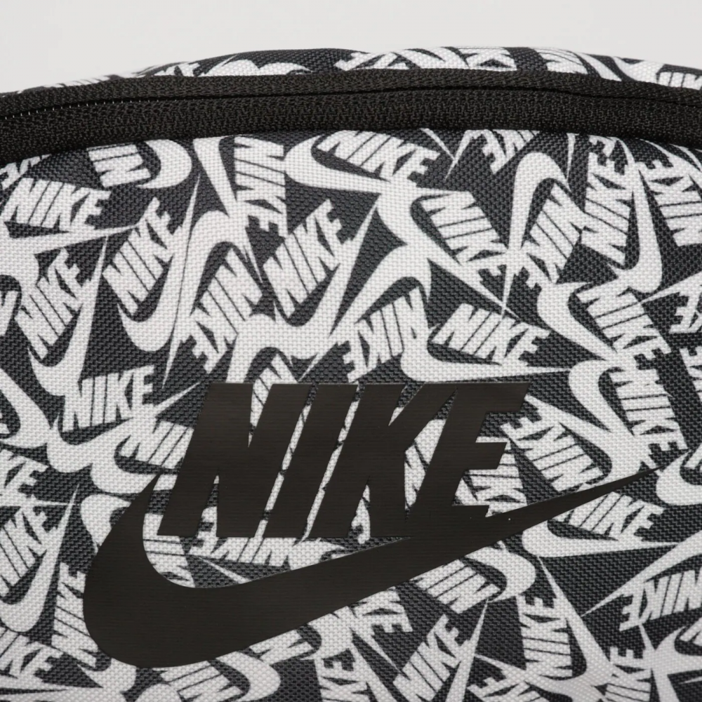 Сумка-бананка на пояс Nike Heritage Waistpack 3 л для зберігання дрібних предметів (FD5593-010)