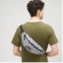 Сумка-бананка на пояс Nike Heritage Waistpack 3 л для зберігання дрібних предметів (FD5593-010)
