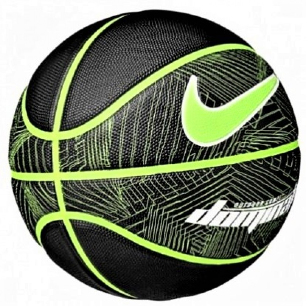 Баскетбольний м'яч  Nike Dominate Volt,розмір 7 гумовий для вулиці (N.000.1165.044.07)