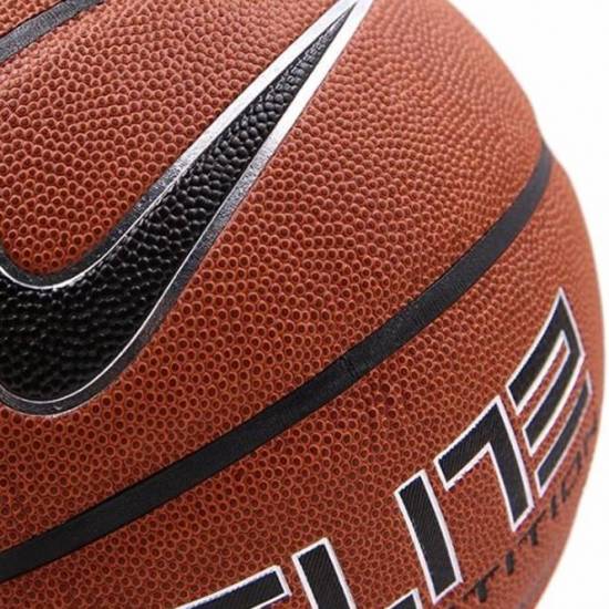 Баскетбольный мяч Nike Elite Tournament размер 7 композитная кожа для игры зал-улица (N.000.2644.855.07)