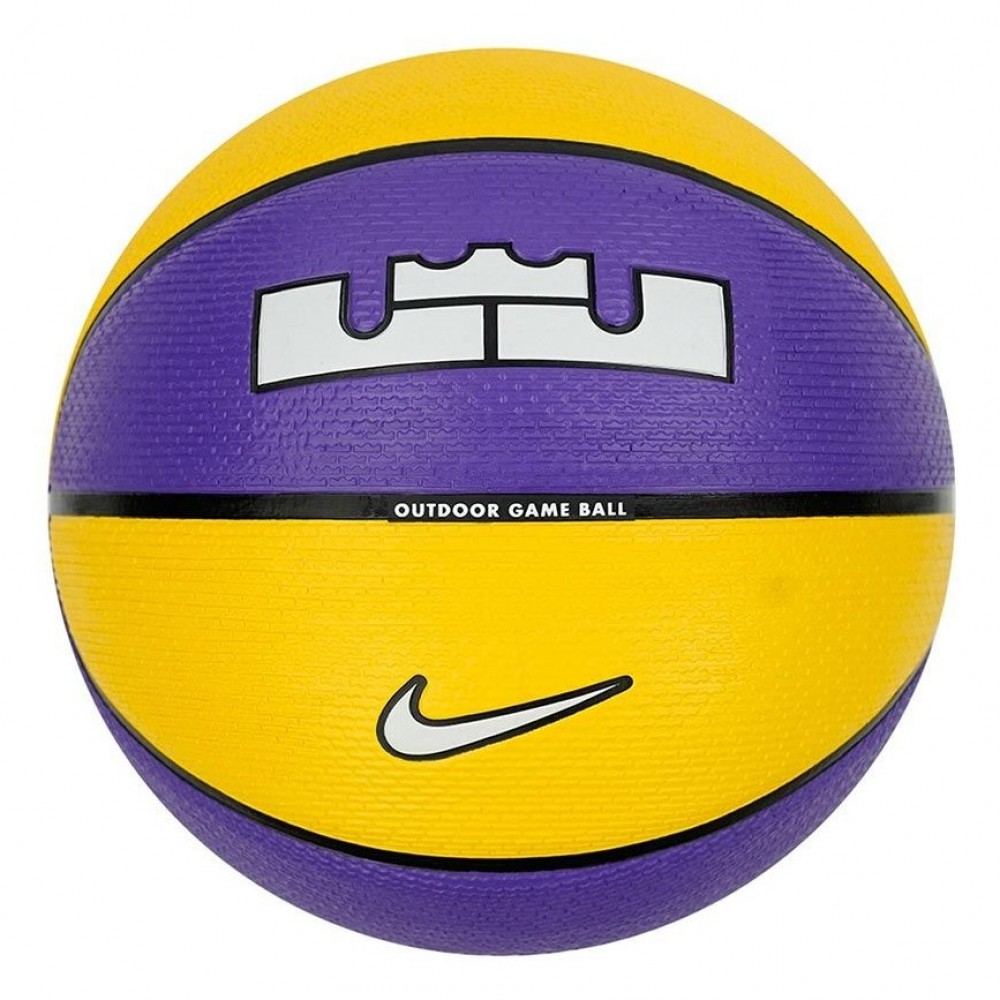 М'яч баскетбольний Nike Lebron Playground розмір 6, 7 гумовий для вулиці-залу (N.100.4372.575.07) 