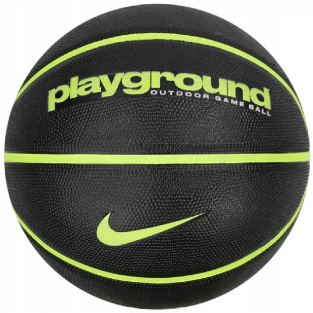 М'яч баскетбольний Nike Everyday Playground Volt розмір 5, 6, 7 гумовий для вулиці-залу (N.100.4498.085.07)