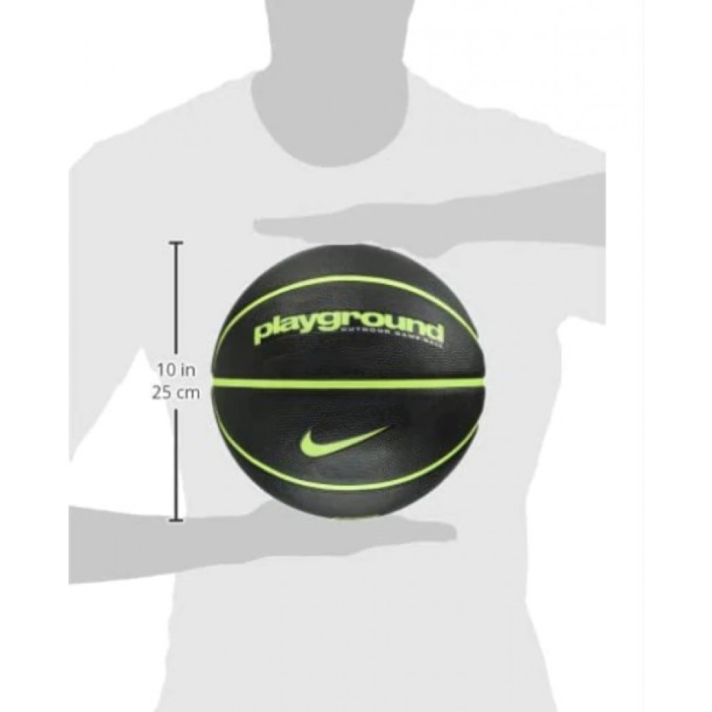 М'яч баскетбольний Nike Everyday Playground Volt розмір 5, 6, 7 гумовий для вулиці-залу (N.100.4498.085.07)