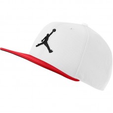 Кепка-бейсболка з прямим козирьком Jordan Pro Jumpman Snapback 6-панельний снепбек (AR2118-108)