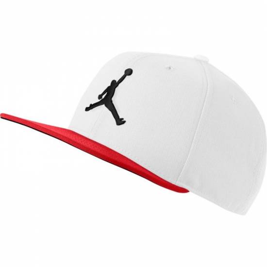 Кепка-бейсболка з прямим козирьком Jordan Pro Jumpman Snapback 6-панельний снепбек (AR2118-108)