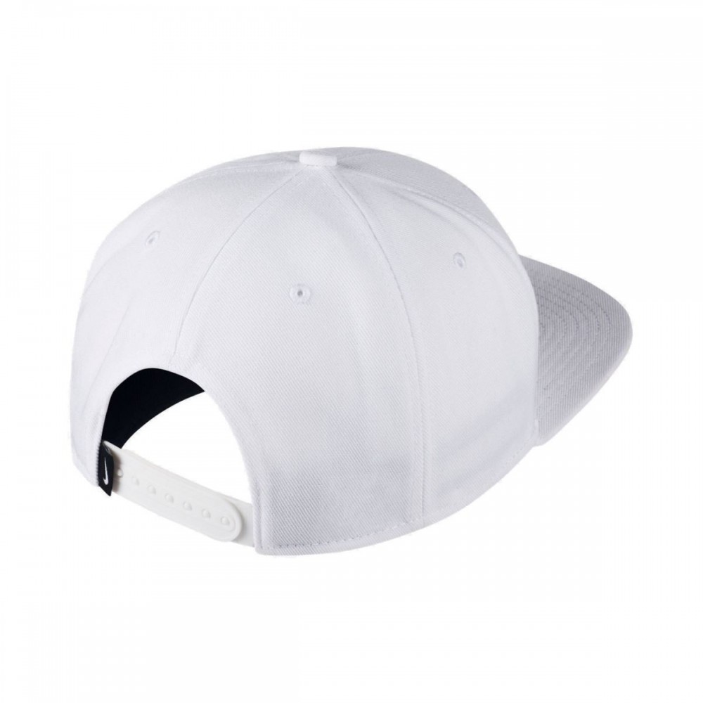 Кепка-бейсболка з прямим козирком Nike Futura Snapback In White 6-панельний снепбек (891284-100)