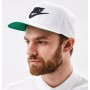 Кепка-бейсболка з прямим козирком Nike Futura Snapback In White 6-панельний снепбек (891284-100) Кепка-бейсболка з прямим козирком Nike Futura Snapback In White 6-панельний снепбек (891284-100)