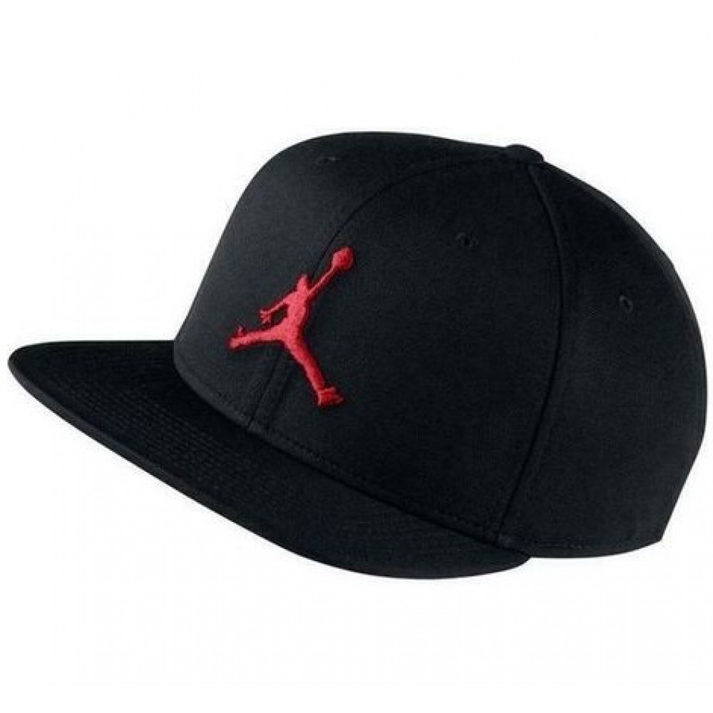 Кепка Jordan Pro Jumpman Snapback з прямим козирком 6-панельна (AR2118-010) — оригінал