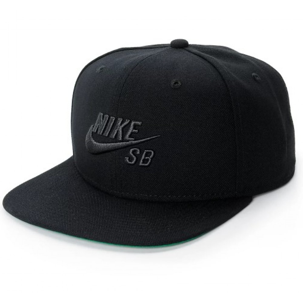 Кепка-бейсболка з прямим козирком Nike Snapback Cap Pro 6-панельний снепбек (CI4460-010)