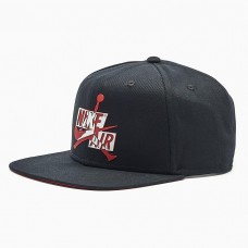 Кепка-бейсболка з прямим козирьком Jordan Pro Jumpman Spanback 6-панельний снепбек (CW6395-013)
