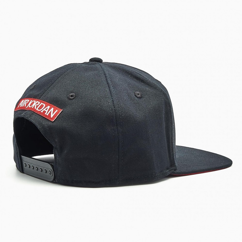 Кепка-бейсболка з прямим козирьком Jordan Pro Jumpman Spanback 6-панельний снепбек (CW6395-013)