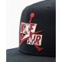 Кепка-бейсболка з прямим козирьком Jordan Pro Jumpman Spanback 6-панельний снепбек (CW6395-013)