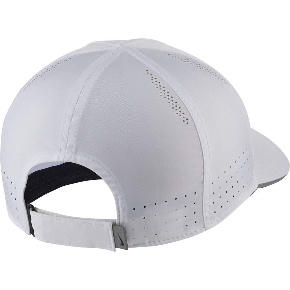 Кепка-бейсболка Nike Dri-FIT Aerobill Featherlight Cap біла для бігу (DC3598-100)