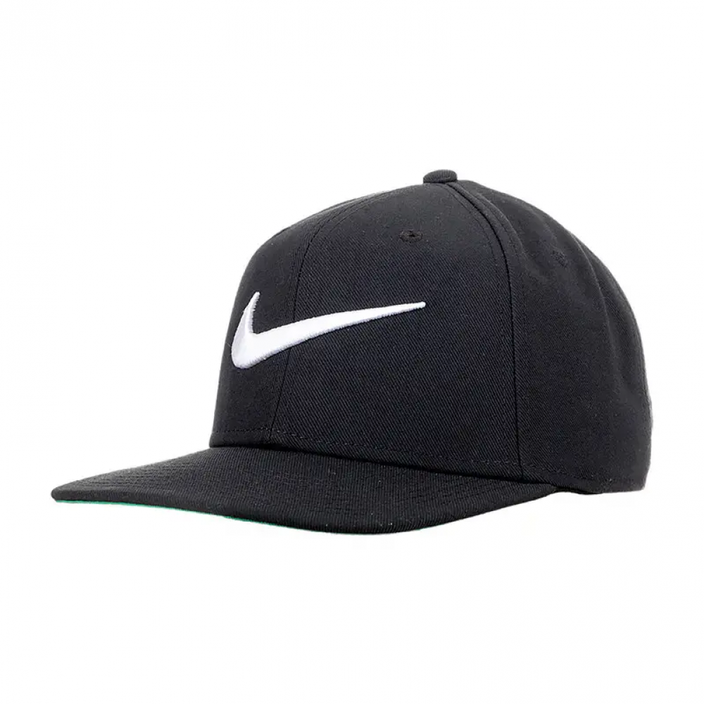 Кепка з прямим козирком Nike Sportswear Pro Swoosh Snapback 6-панельний снепбек (DH0393-010)