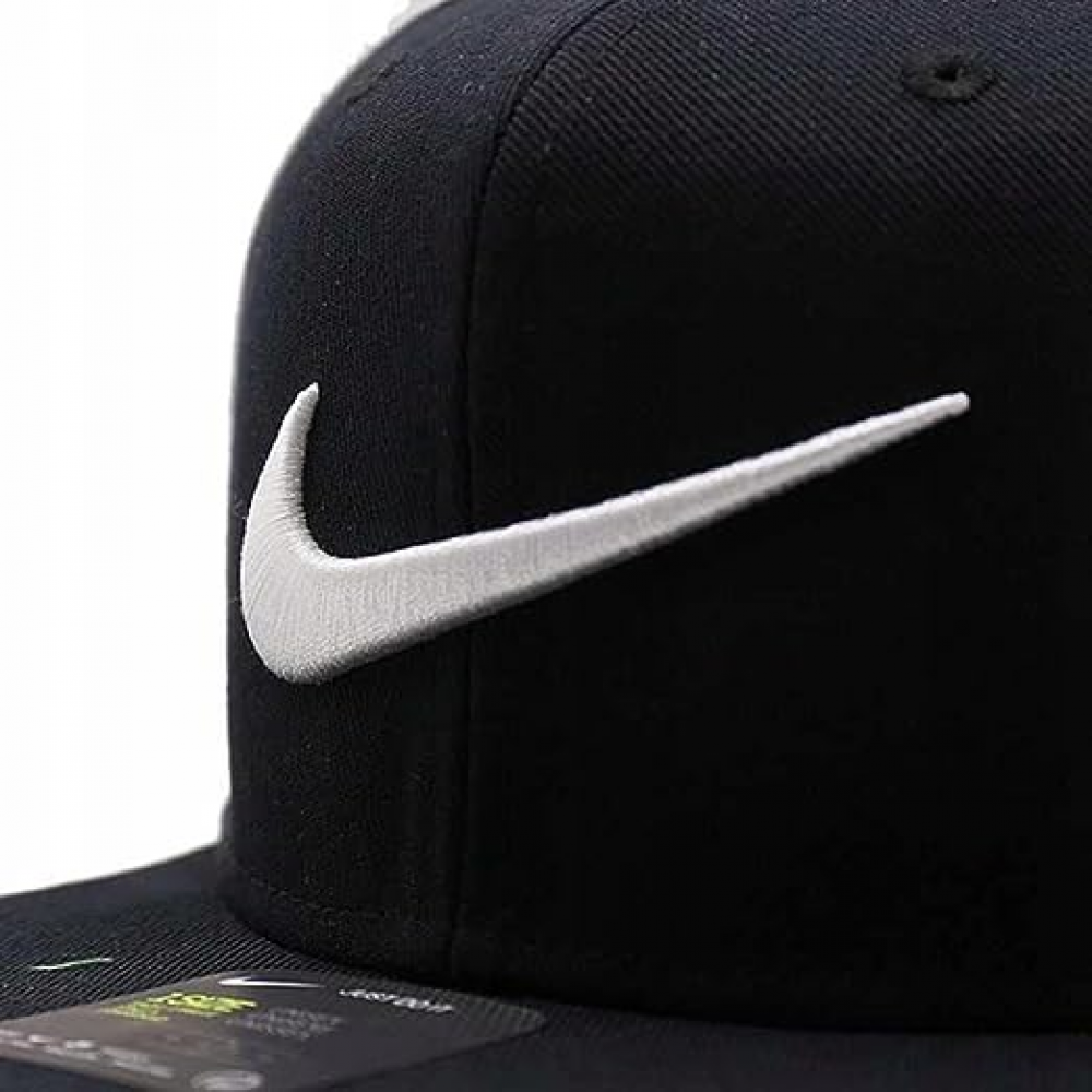 Кепка з прямим козирком Nike Sportswear Pro Swoosh Snapback 6-панельний снепбек (DH0393-010)
