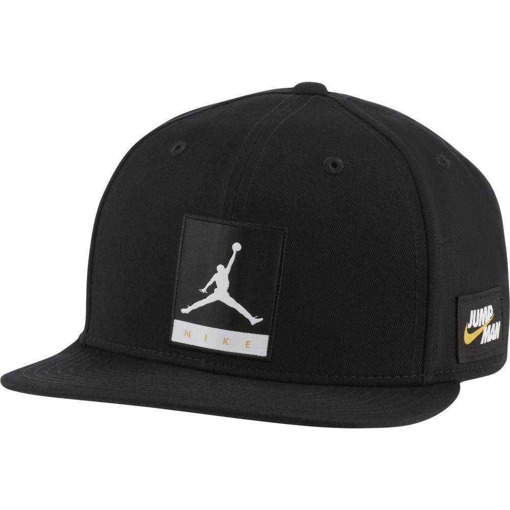 Кепка-бейсболка з прямим козирком Jordan Pro Jumpman Snapback 6-панельний снепбек (DJ6120-010)