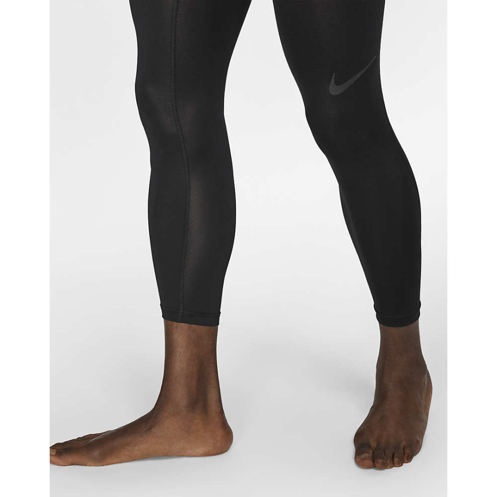Тайтси чоловічі баскетбольні Nike Pro Men's 3/4 Basketball Tights чорні (AT3383-010)