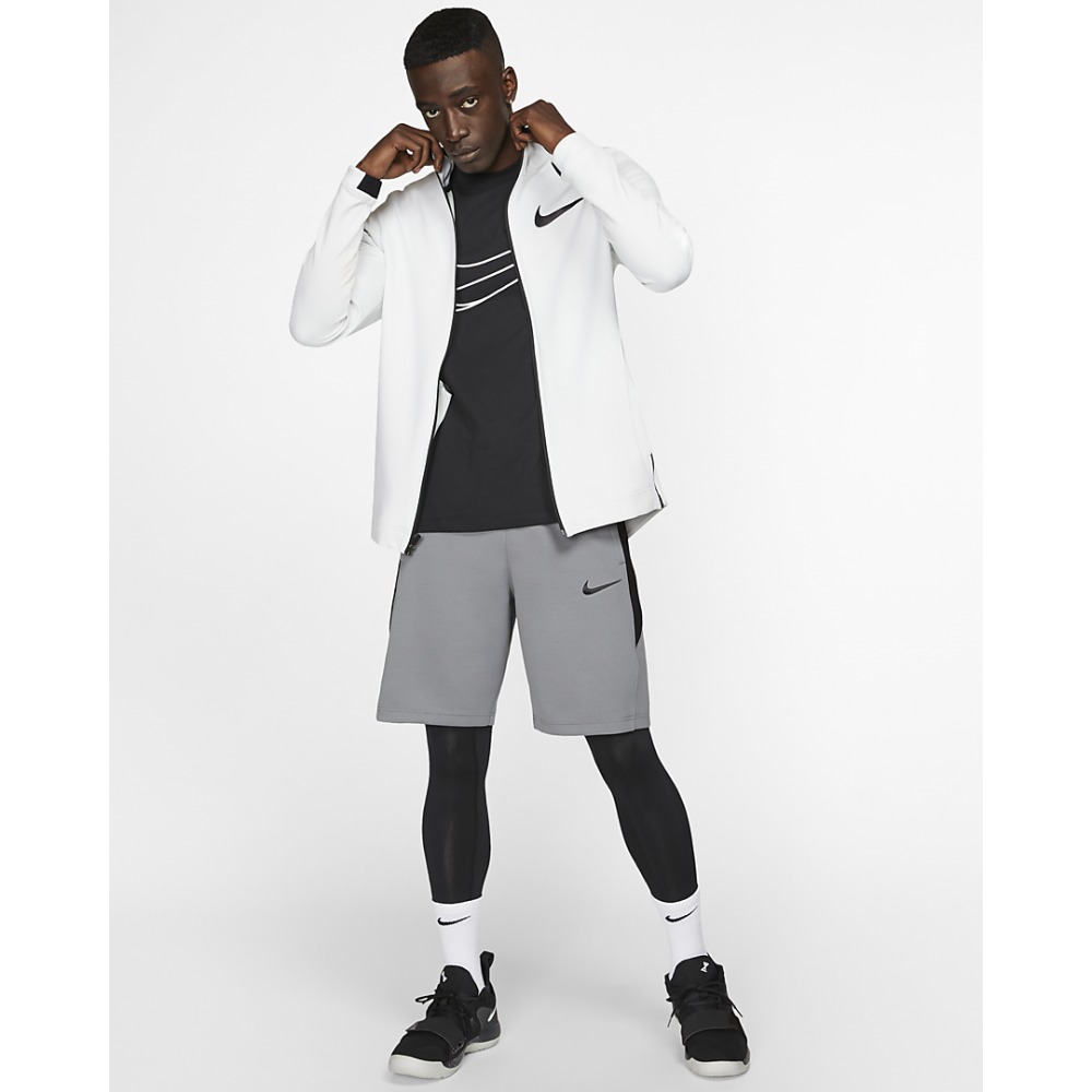 Тайтси чоловічі баскетбольні Nike Pro Men's 3/4 Basketball Tights чорні (AT3383-010)