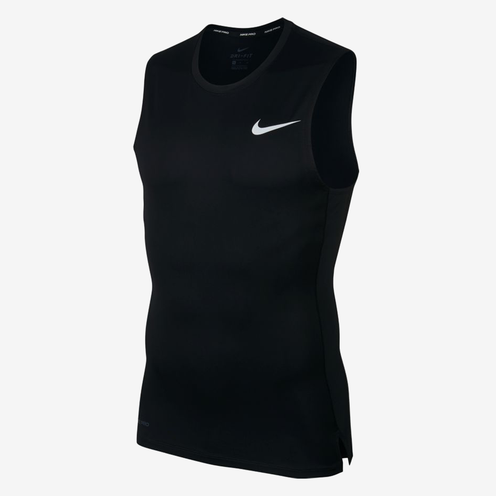 Майка компресійна чоловіча Nike Pro Men's Sleeveless Top поліестер чорна (BV5600-010)