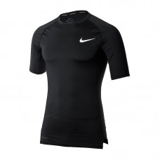 Футболка компрессійна чоловіча Nike Pro Top поліестер чорна (BV5631-010)