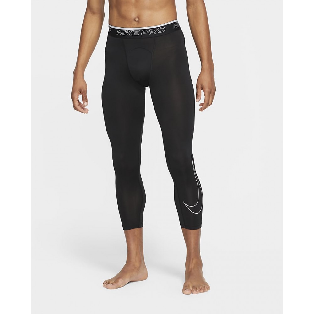 Тайтси чоловічі Nike Pro Men's Dri Fit 3/4 Tights (DD1919-010)