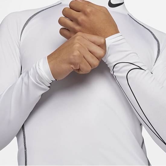 Футболка компресійна Nike Pro Men's Tight-Fit Long-Sleeve Top з довгими рукавами (DD1986-100)