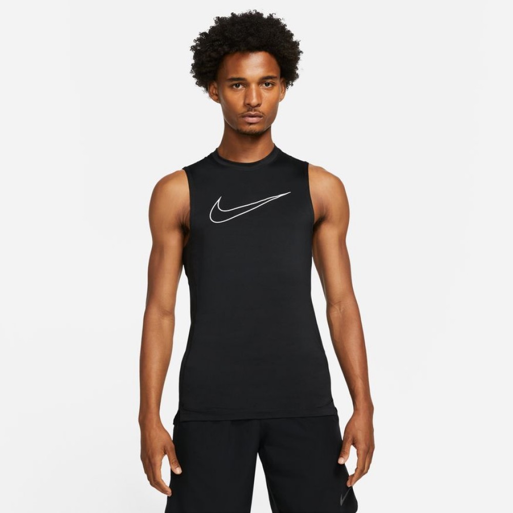 Майка компресійна чоловіча Nike Pro Dri-Fit поліестер чорна (DD1988-010)