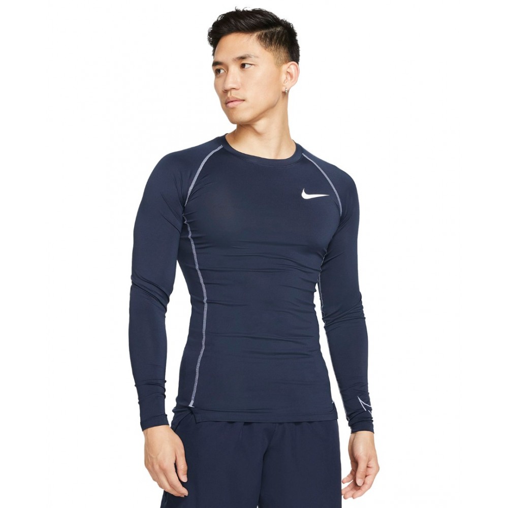 Футболка компресійна з довгими рукавами Nike Pro Dri-FIT Long-Sleeve (DD1990-451)