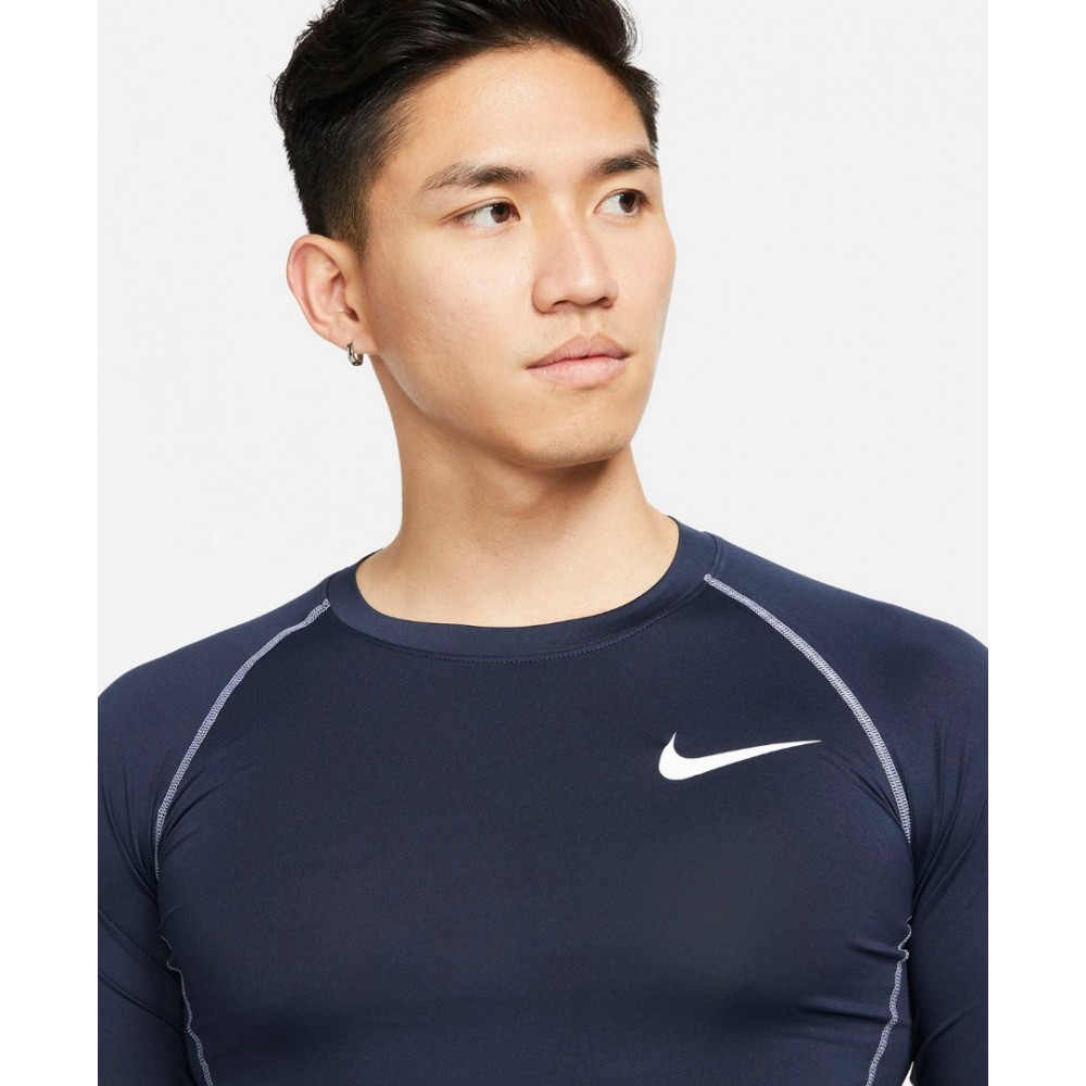 Футболка компресійна з довгими рукавами Nike Pro Dri-FIT Long-Sleeve (DD1990-451)