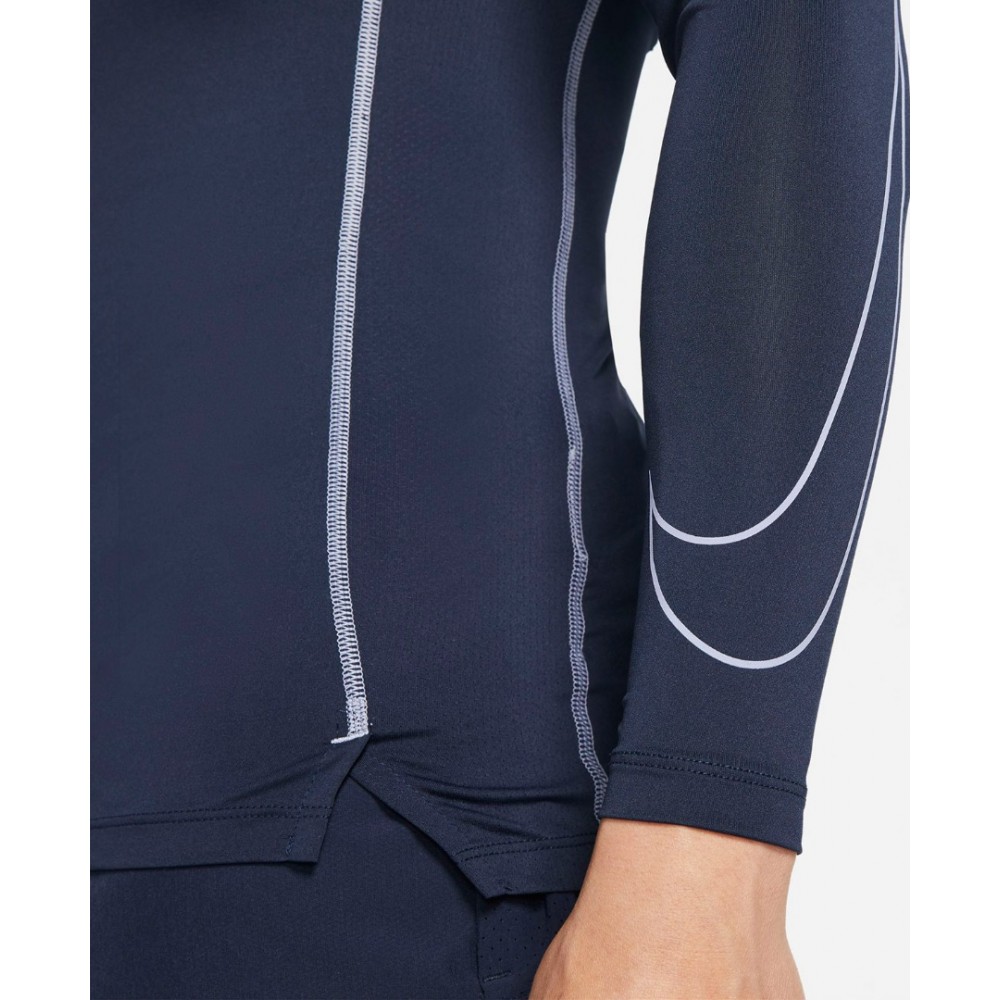 Футболка компресійна з довгими рукавами Nike Pro Dri-FIT Long-Sleeve (DD1990-451)