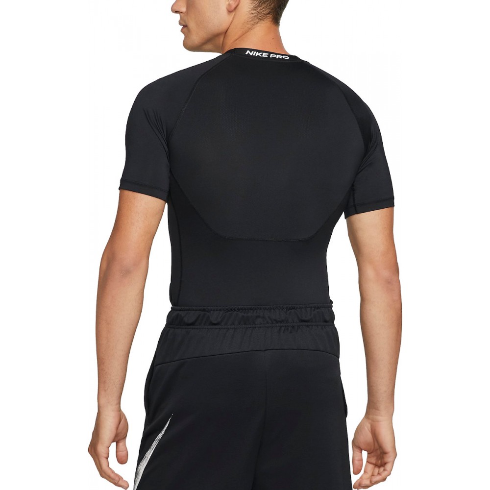 Футболка компрессійна чоловіча Nike Pro Dri-FIT поліестер чорна (DD1992-010)