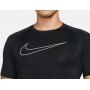 Футболка компрессійна чоловіча Nike Pro Dri-FIT поліестер чорна (DD1992-010) Футболка компрессійна чоловіча Nike Pro Dri-FIT поліестер чорна (DD1992-010)
