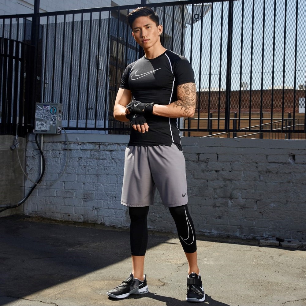 Футболка компрессійна чоловіча Nike Pro Dri-FIT поліестер чорна (DD1992-010)