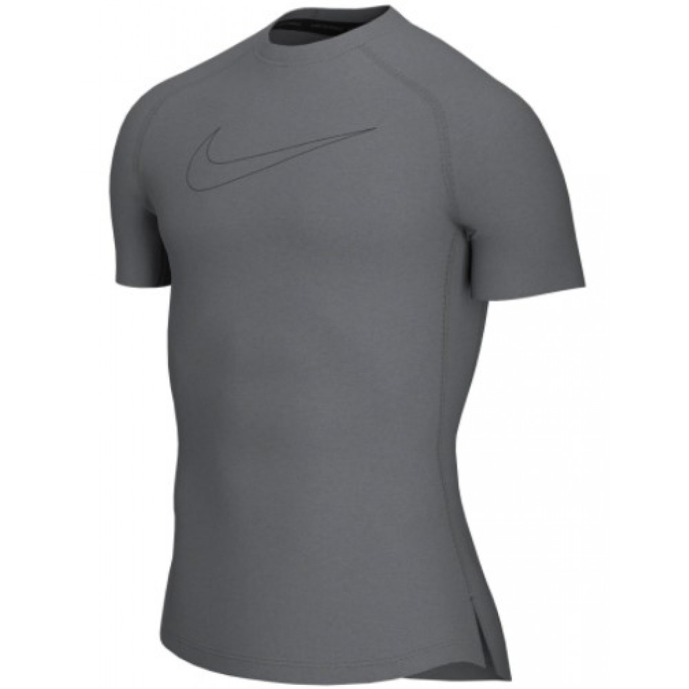Футболка компрессійна чоловіча Nike Pro Dri-FIT поліестер сірий (DD1992-068)