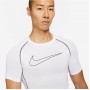 Футболка компрессійна чоловіча Nike Pro Dri-FIT поліестер біла (DD1992-100) Футболка компрессійна чоловіча Nike Pro Dri-FIT поліестер біла (DD1992-100)