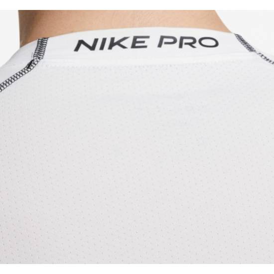 Футболка компрессійна чоловіча Nike Pro Dri-FIT поліестер біла (DD1992-100)