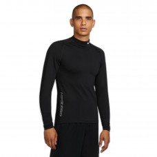 Футболка-лонгслів тепла компрессійна Nike Pro Warm Men's Long-Sleeve Mock-Neck Training Top (DQ6607-010)