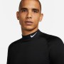 Футболка-лонгслів тепла компрессійна Nike Pro Warm Men's Long-Sleeve Mock-Neck Training Top (DQ6607-010) Футболка-лонгслів тепла компрессійна Nike Pro Warm Men's Long-Sleeve Mock-Neck Training Top (DQ6607-010)