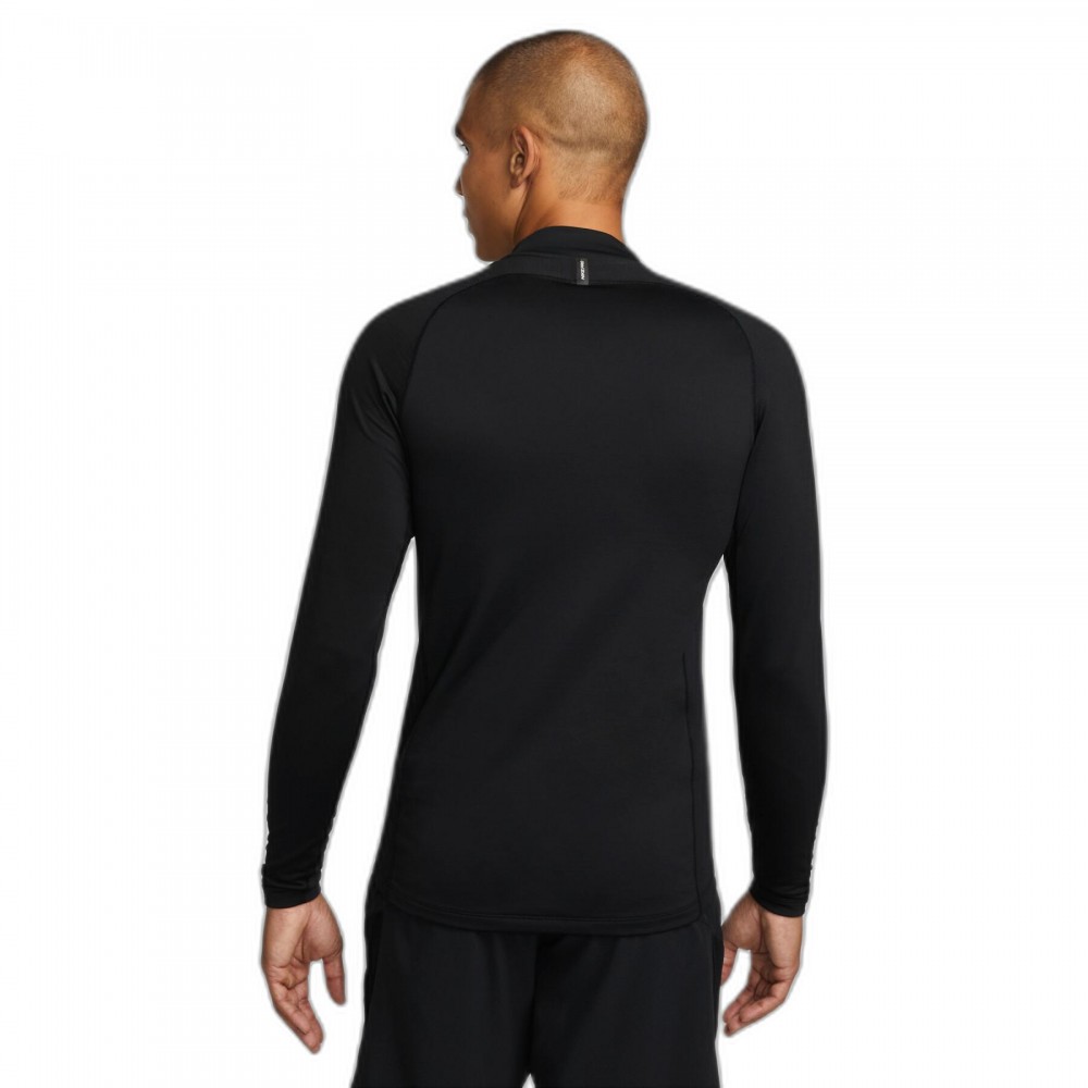 Футболка-лонгслів тепла компрессійна Nike Pro Warm Men's Long-Sleeve Mock-Neck Training Top (DQ6607-010)