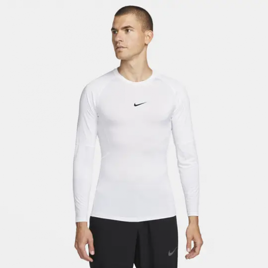 Футболка компресійна Nike Pro Men's Dri-FIT Tight Long-Sleeve Fitness Top (FB7919-100) Футболка компресійна Nike Pro Men's Dri-FIT Tight Long-Sleeve Fitness Top (FB7919-100)