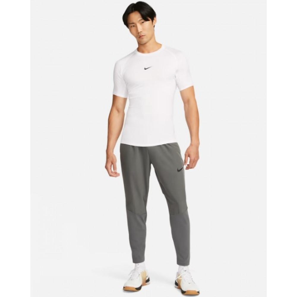 Футболка компресійна Nike Pro Men's Dri-FIT Tight Short-Sleeve Fitness Top біла (FB7932-100)