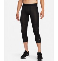 Компресійні чоловічі тайтси Nike Pro Men's Dri-FIT 3/4-Length Fitness Tights чорні оригінал (FB7950-010)