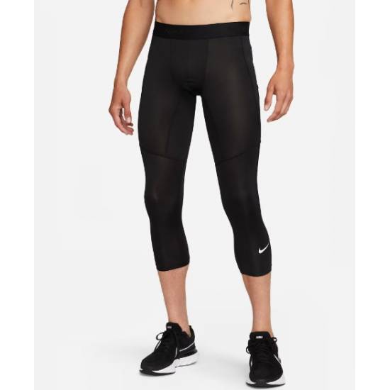 Компресійні чоловічі тайтси Nike Pro Men's Dri-FIT 3/4-Length Fitness Tights чорні оригінал (FB7950-010) Компресійні чоловічі тайтси Nike Pro Men's Dri-FIT 3/4-Length Fitness Tights чорні оригінал (FB7950-010)