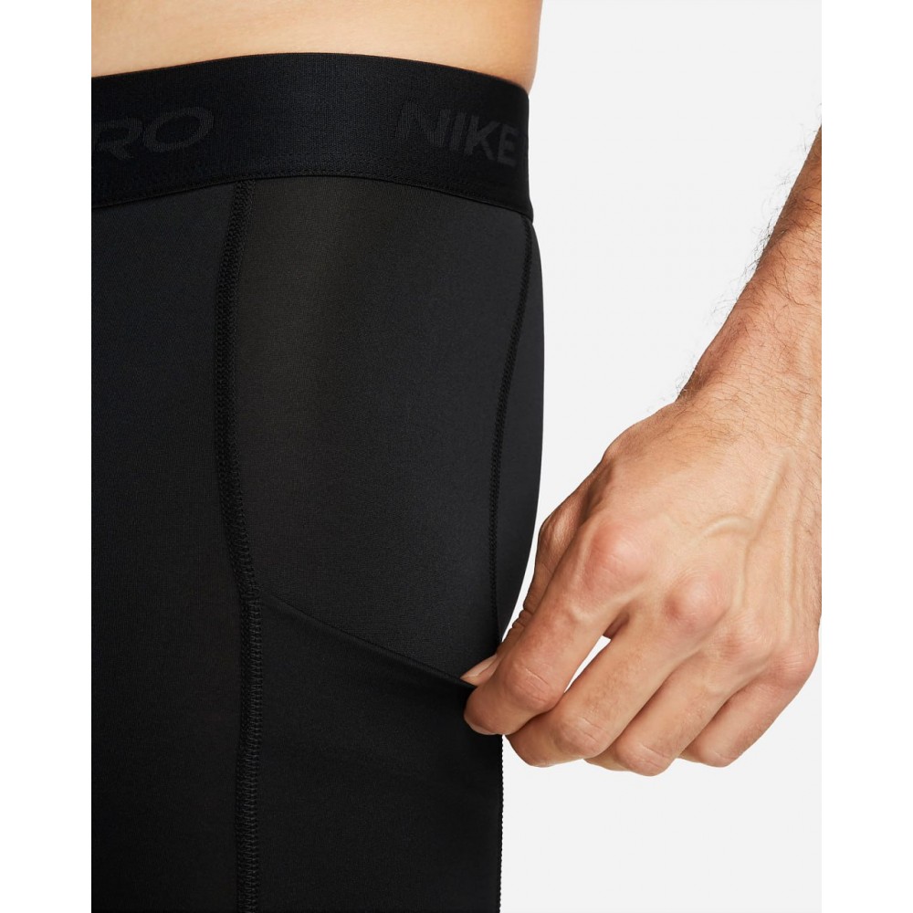 Тайтси чоловічі Nike Pro Men's Dri-FIT Fitness Tights компресійні чорні оригінал (FB7952-010)
